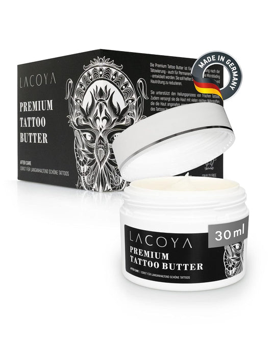LACOYA®- Premium Tattoo Butter für frisch tätowierte Haut 30 ML - Lacoya