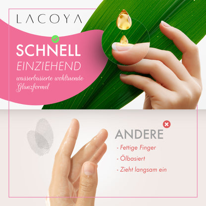 Lacoya Nagelöl für Finger-, Fußnägel & Nagelhaut - Lacoya